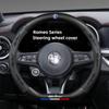 For Alfa Romeo ReQHub Caps Alfa Romeo Car Steering Wheel Cover Car Interior Accessories For 156 159 147 4C 8C 166 Giulia Giulietta Mito Stelvio Sp