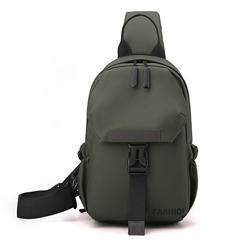 Stylish Unisex Chest Pack - Fashionable Nylon Crossbody Bag for Everyday Use Stylish Nylon Shoulder Bag