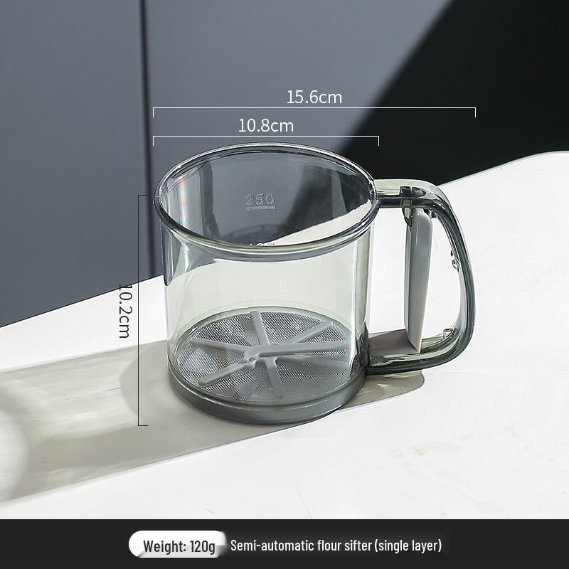 Popular Semi-Automatic Handheld Flour Sifter for Baking