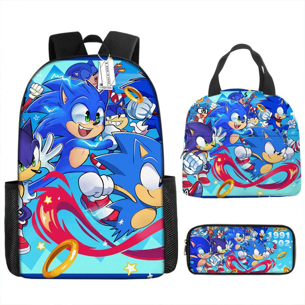 Backpack Trend Backpack Anime Large Capacity Elementary School Bag Lunch Bag