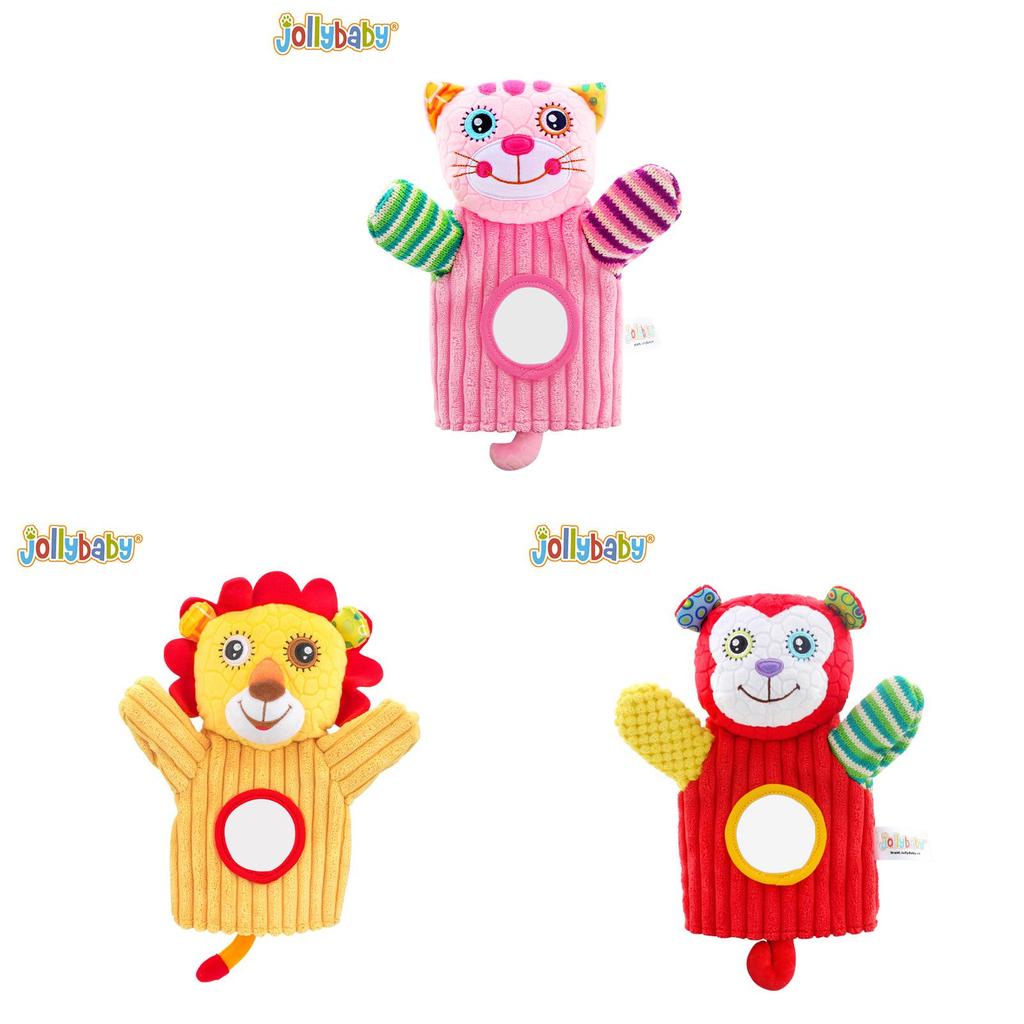 Baby Hand Puppet Plush Toy With Elephant Cat Design For Sensory And Parentchild Interaction