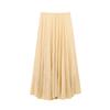 2025 European & American Style High-End Women's Pleated High Waist Slimming Midi Skirt