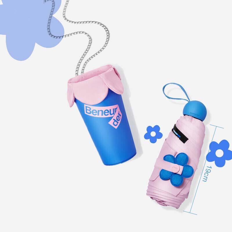 

BRS Simple Pocket Flower Bud 5-Fold Umbrella