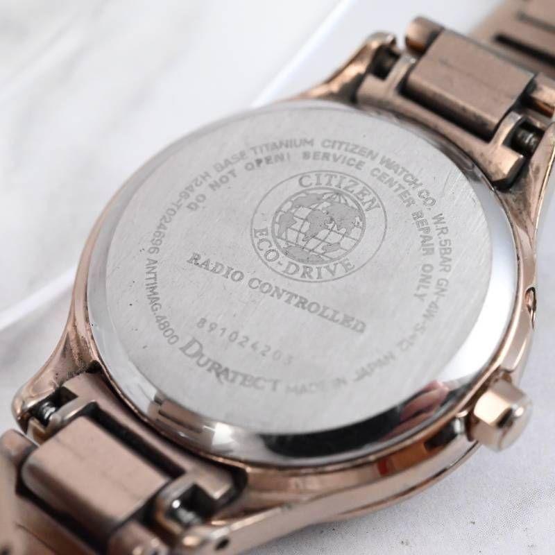 Used [ECO-DRIVE] Good Condition Working Item CITIZEN Citizen xC Ladies Watch Radio Solar Date Sapphire Glass