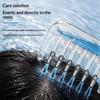 Unisex Transparent Essential Oil Massage Comb Reservoir Rolling Teeth Ergonomic Design for Comfortable Scalp Massage