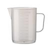 ZISIZ Commercial Plastic Measuring Cup with Scale