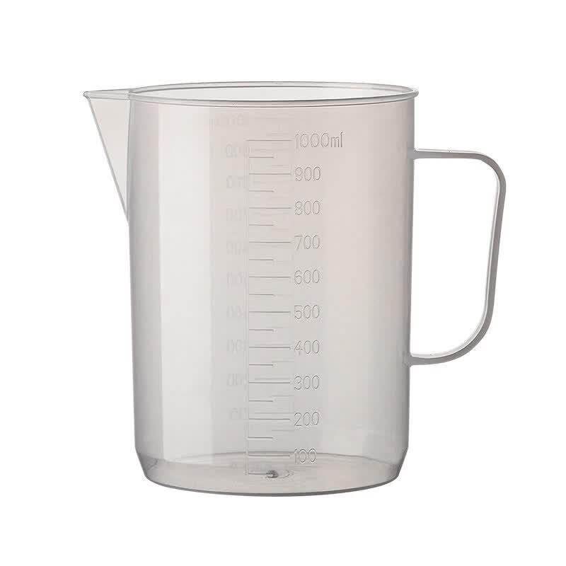 ZISIZ Commercial Plastic Measuring Cup with Scale