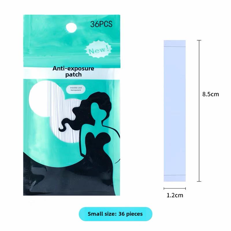 Transparent Double-Sided Anti-Exposure Collar Straps and Stickers