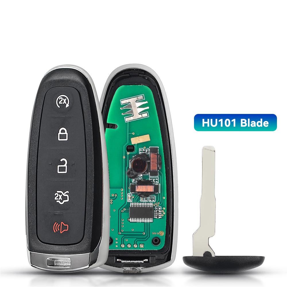 KEYYOU With Battery Car Remote Key For Ford Explorer Edge Flex C-max Taurus ID46 PCF7953 M3N5WY8609 315Mhz Smart Control Key