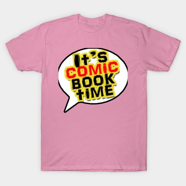 T Shirt Women Its Comic Book Time Harajuku Print Kawaii Tshirt Summer Short Sleeve Female T-Shirt Top Tee