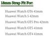 18mm Silicone Strap for Huawei GT6 41mm Sport Two-color Men Women Wristband for Huawei GT6 5 4 41mm GT5 Pro 42mm Watch Band