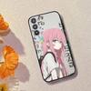 Anime B-Bocchi The Rock Cute Phone Case For Samsung Galaxy A73,A72,A71,A70,A53,A52,A51,Others Soft Black Cover