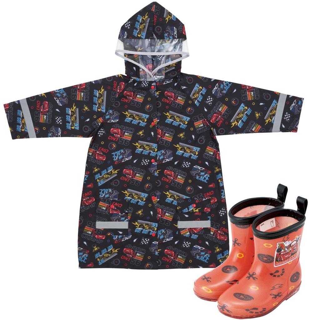 Skater Kids' Disney Cars Raincoat, Suitable for Children Height 110-125cm (RACO1N-A)