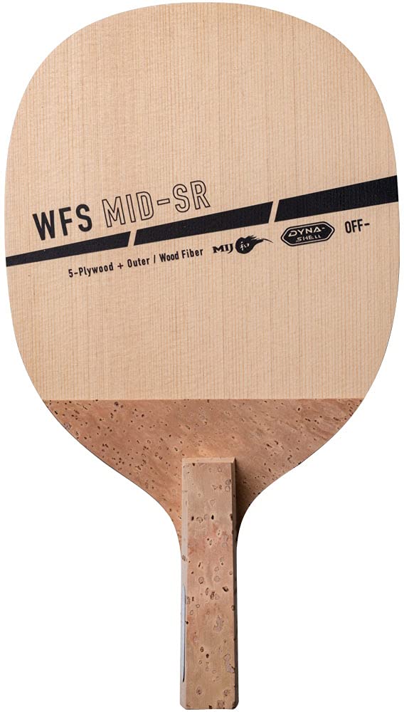 

VICTAS WFS MID Table Tennis Offensive Penholder 300072 Racket, Japanese-Style (Rounded Corners),