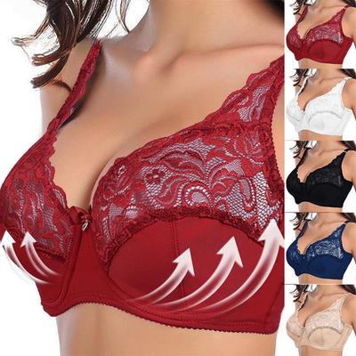 Moda Bayan Sütyen Katı Dantel Hollow Out İç Giyim Bayan Kadınlar Için Seksi Ultra Ince Şeffaf Sütyen
