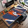 Denver Broncos Logo Customizable Name Mouse Pad Desk Mat Computer Desk Keyboard Mat Non-Slip Rubber Base Office Desk Accessory