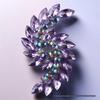 Korean Sunflower Rhinestone Crystal Brooch - Stylish Flower Corsage Pin