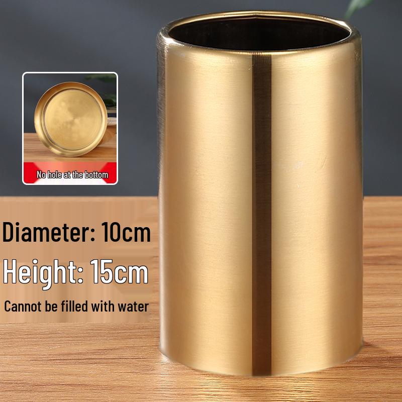 Stainless Steel and Bamboo Skewer & Chopstick Holder