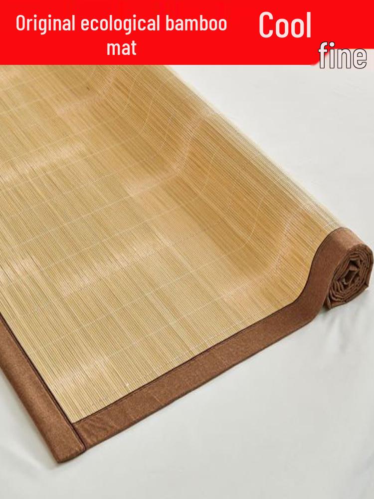 Esterilla de Bambú Fresca para Verano - Doble Cara para Camas de 1,2 m y 0,9 m, Adecuada para Residencias Estudiantiles y Hogares