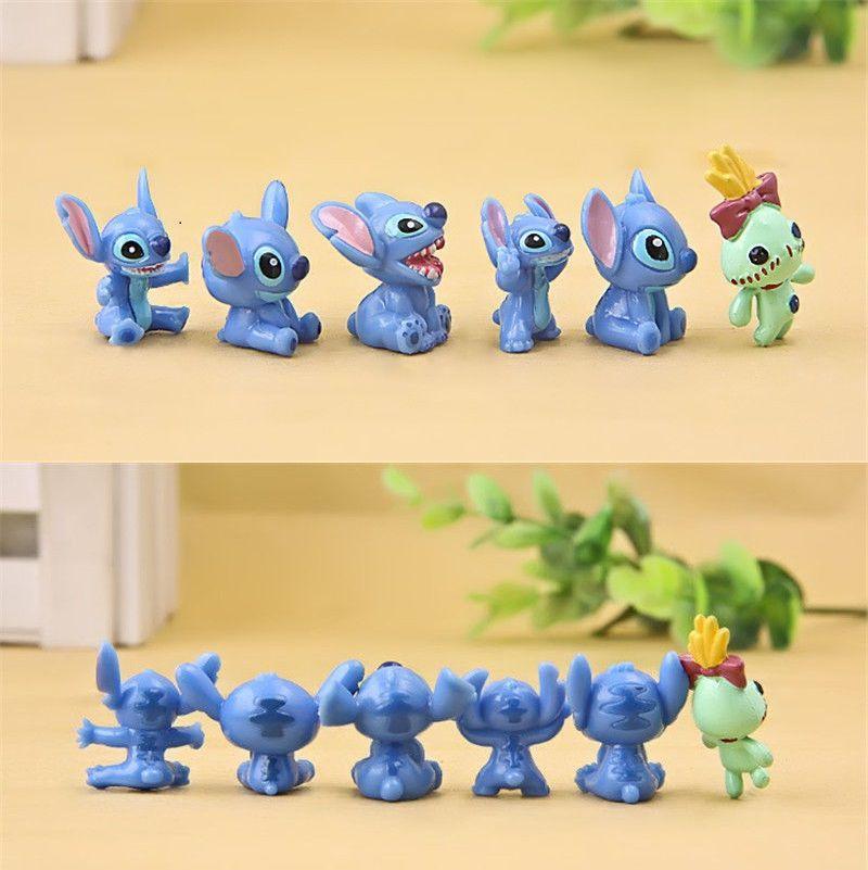 Disney Lilo Stitch 12 Pcs Action Figures Collection Set Adorable Ornament For Kids And Fans Of The Cartoon!