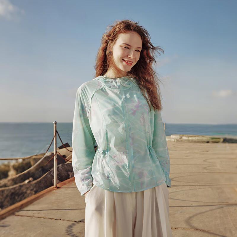 Tanboer Women's Hooded Lightweight Sun Protection Jacket