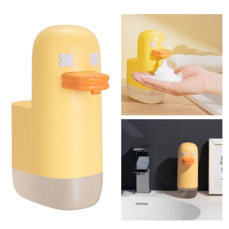 Dispenser di Sapone Schiumogeno Senza Contatto 350ml Dispenser Automatico di Sapone in ABS per Lavaggio Frequente delle Mani in Cucine e Bagni