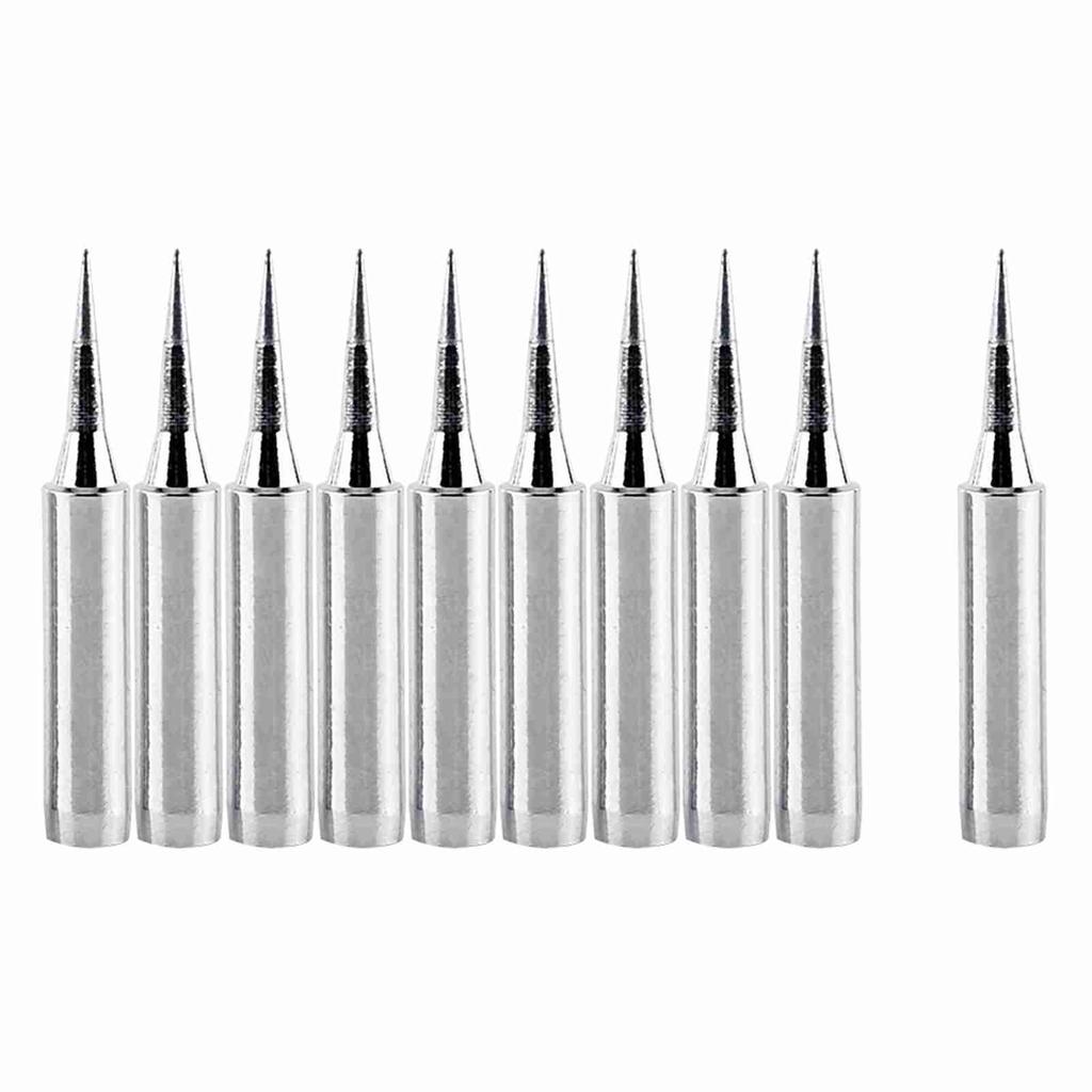 10Pcs Sharp Soldering Replacement Solder Iron Tips Station Tool 900MTI
