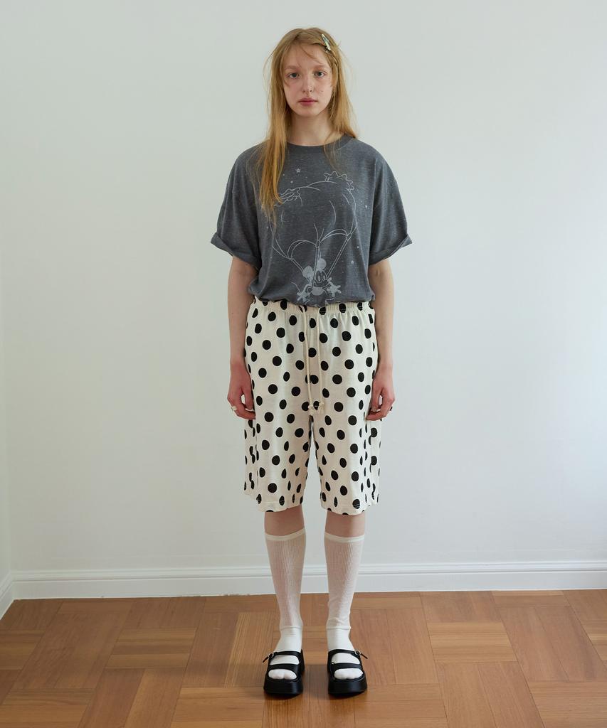 FUNFROMFUN Polka Shorts, Ivory