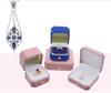 Octagonal Velvet Wedding Jewelry Box for Rings, Necklaces, and Earrings