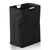 Mitoland Laundry Basket, Foldable, Lightweight, Waterproof, Coated, for Tidying Up, Laundry, Blankets, Toys, 60L Capacity, Black
