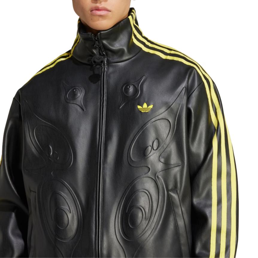 adidas Originals X Offgod Collaboration Fashion Comfortable Versatile Jacket Unisex Jacket Black KA2281