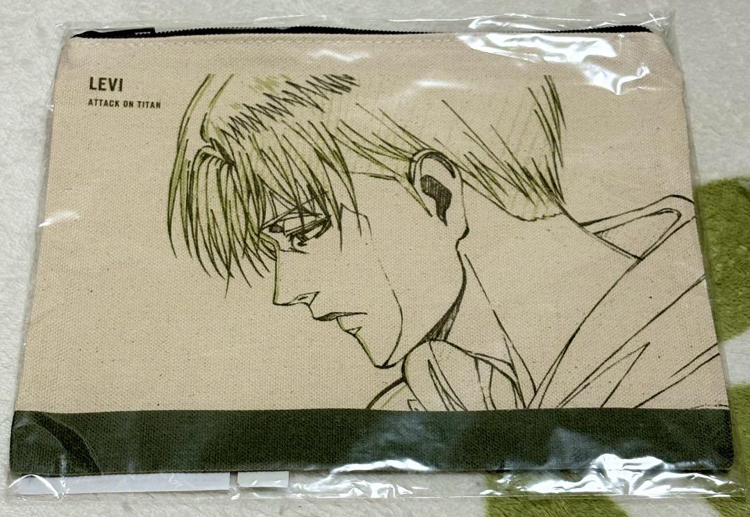 

[USED] Attack on Titan Levi WIT STUDIO Cotton Pouch