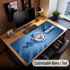 Large Mouse Pad Manchester City Print Custom Name Text Desk Mat for Office Gaming