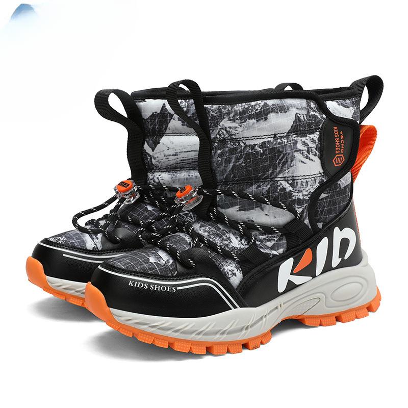 Children's Snow Boots Winter New Style Warm Cotton Shoes