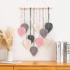 European-style hand-woven cotton rope tapestry tassels for home wall hanging decorative soft furnishing collection