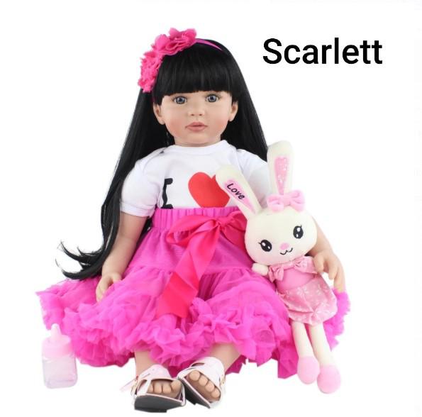 Reborn Toddler Princess Doll - Long Hair