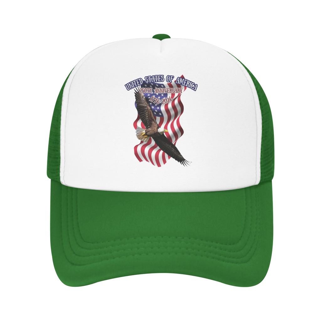 America Freedom Flight Mesh Baseball Cap Unisex Women Casual Sun Hat Years of Freedom Dad Hat Adjustable Summer Trucker Cap