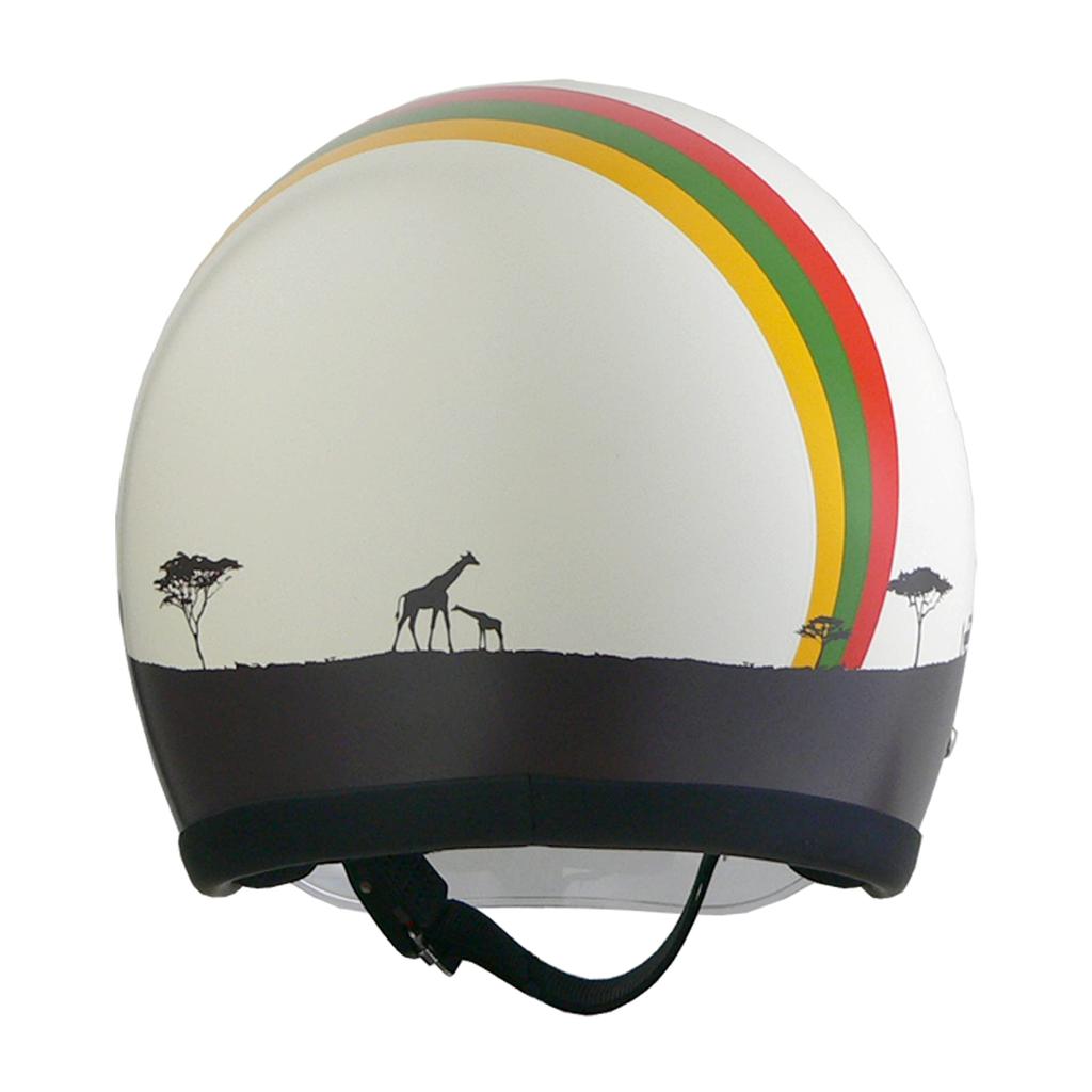 LEAD Jet Street Alice Small Low Africa Motorcycle Helmet One Size Fits Most Circumferences Women's QP-2 - (Head 55cm-62cm)