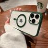 For iPhone 16 Pro Max Luxury Magsafe Magnetic Candy Frame Phone Case For iPhone 11 12 13 14 15 Plus Transparent Protective Cover