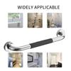 Bathroom Grab Bar Toilet Shower Bathtub Handicap Support Balance Grab Bar Stainless Steel Non-slip Rubber   Rail