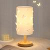 3D Schmetterling Dekorative Nachttisch Ambient Lampe Massivholz LED Nachtlicht Stoff Tischlampe Schlafsaal