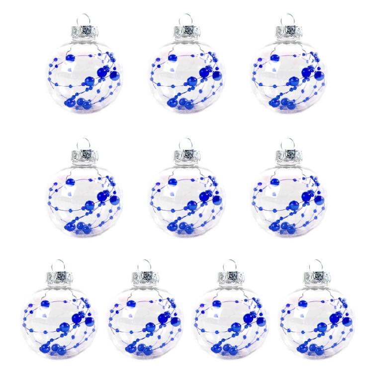 10 Pcs Multi-color Christmas Balls Pendant Xmas Tree Decoration for Home Office
