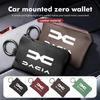 Accesorios para Coche Cartera de Llaves de Cuero Bolsita para Tarjetas Llavero con Emblema Bolsita Para Dacia Bigster Spring Duster Sandero Jogger Dokker Lodgy