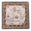 Mulberry silk scarf  new retro winter beautiful ginkgo printing four seasons shawl sunscreen dual-purpose