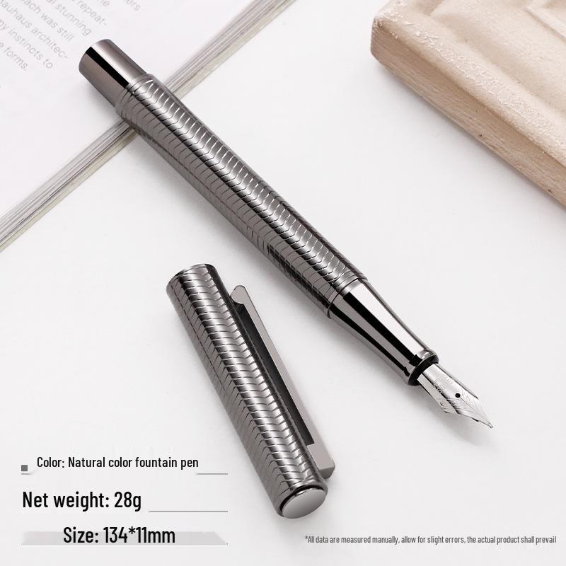 Black Forest Signature Fountain Pen - Metal Calligraphy & Office Pen