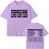 Rapper Morad Tour 2025 Double Sided Print T Shirts Men Women Fashion Hip Hop Short Sleeve Tshirt Summer Casual Cotton Tshirts