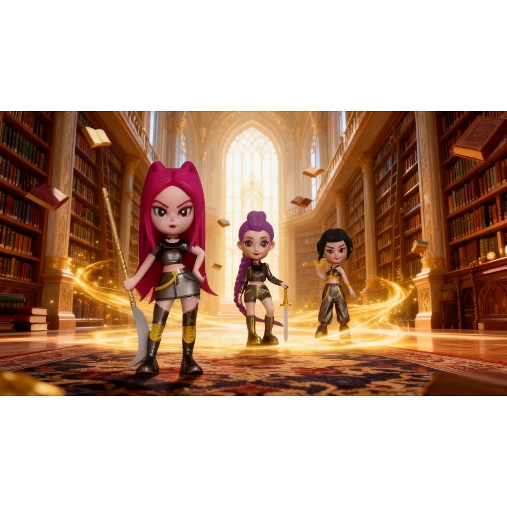 Anime KPop Devil Hunter Doll, Vinyl Toy Rumi Mila Zoe Character Vinyl Mask Blind Box Decoration Toy Christmas Gift