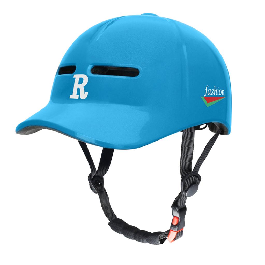 Integrated forming cap bicycle riding commuter four seasons electric battery bicycle helmet skateboard roller skating baseball