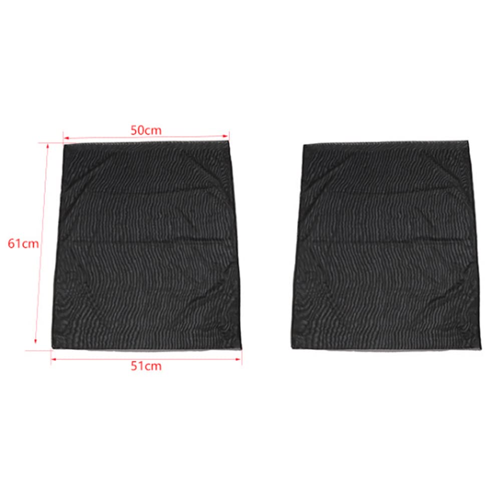 YOCTM 1997-2024 Jeep Wrangler TJ JK JL JT Car Sun Shade Mesh Curtain Side