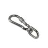 2Pcs 304 Stainless Steel Dog Leading Carabiner Clip Heavy Duty Multipurpose Dog Leashes Clasp Quick Release Snap Hooks
